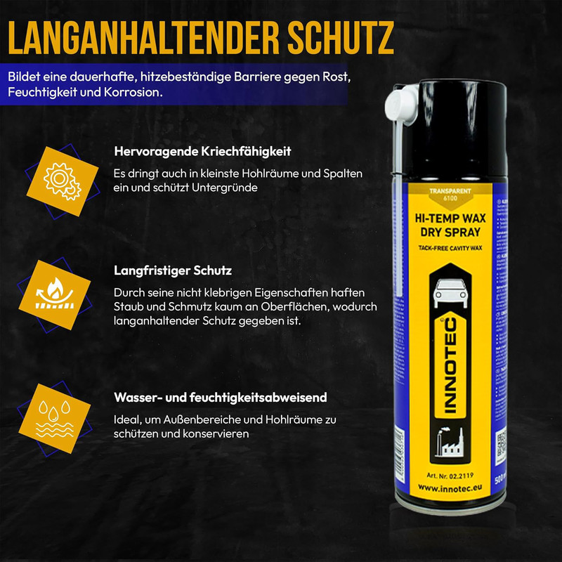 Innotec Hi-Temp Wax – wosk ochronny do podwozia