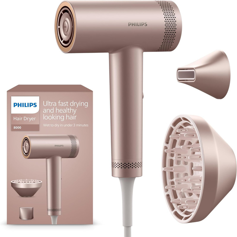 Philips High Speed Series 8000 (BHD837/10) – Profesjonalna suszarka z bezszczotkowym silnikiem