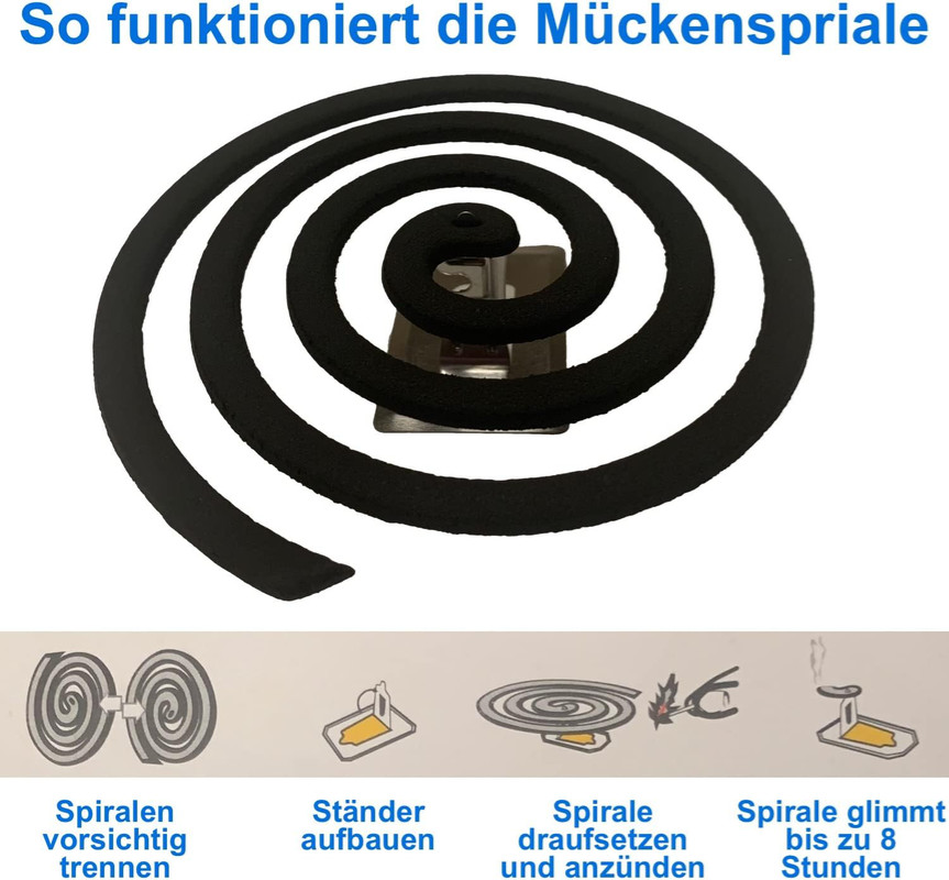 Spirali przeciw komarom z uchwytem