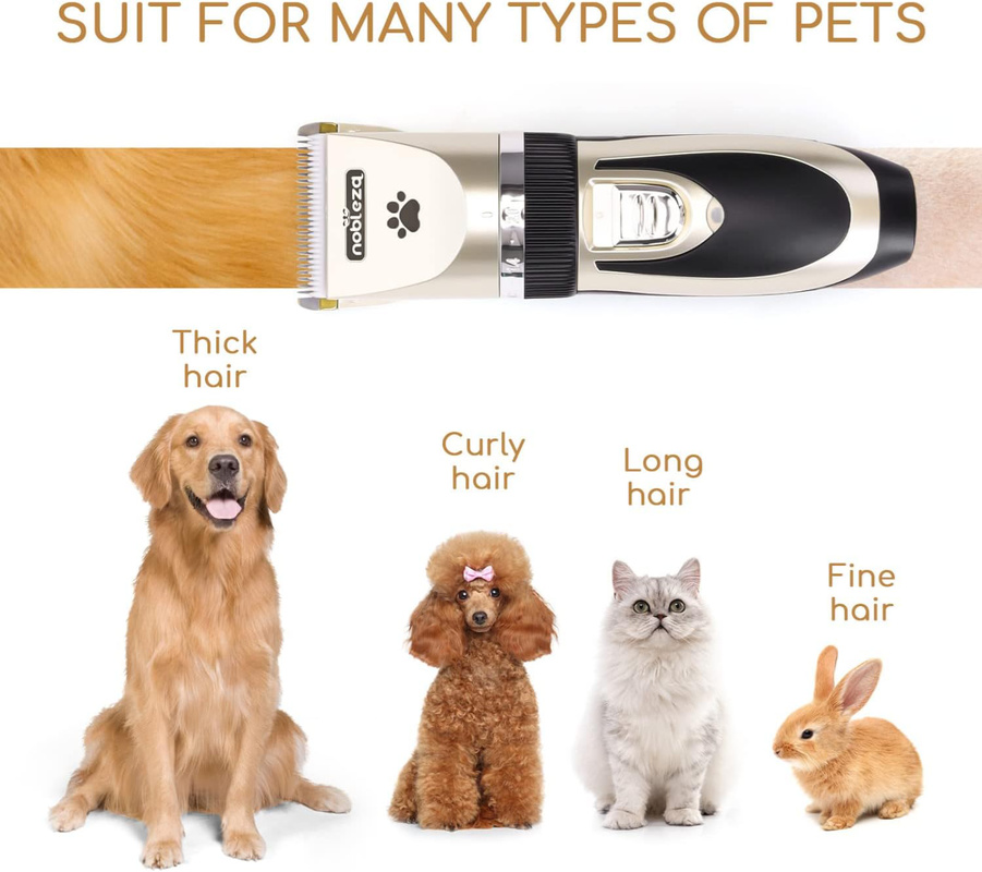 Nobleza – cicha, bezprzewodowa maszynka do strzyżenia psów